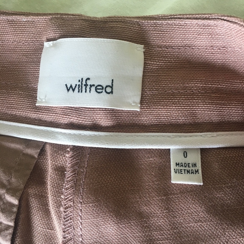 Aritzia Allant linen pants Wilfred pants in Nutmeg - Picture 16 of 16